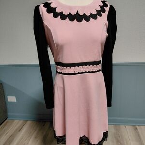 Elegant Pink and Black Women's Dress New With Tag Miss Cincy